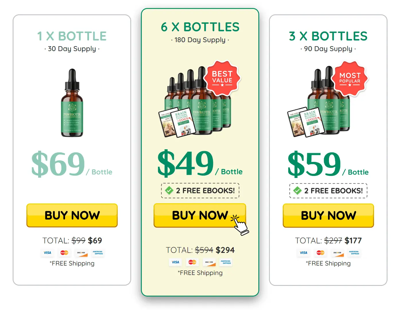 PawBiotix Buy Bottles 